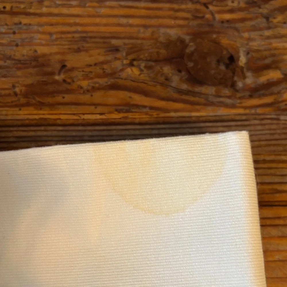 Pottery Barn 2 Cream Cotton Curtain Panels 107”